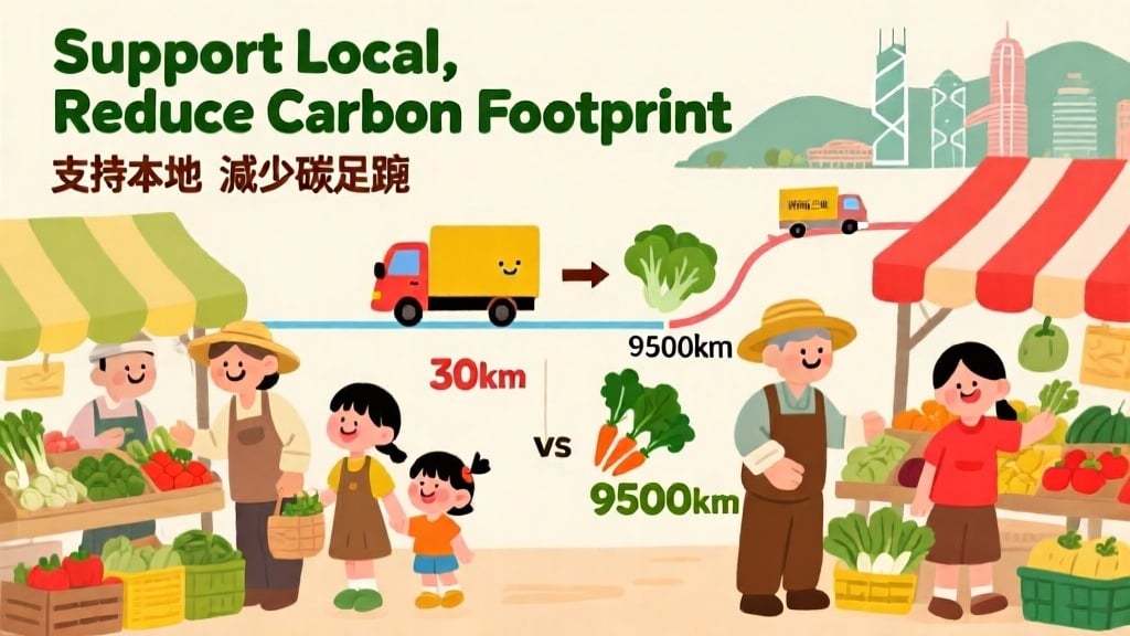 支持本地 減少碳足跡